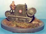 French St. Chamond wheeled-tracked tank Model 1921