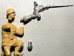 German soldier with Mauser rifle