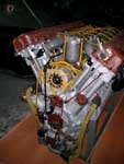 V-2-34 engine and transmission of T-34 tank
