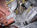 V-2-34 engine and transmission of T-34 tank