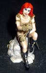 WARRIOR WOMAN WITH SWORD / 54mm