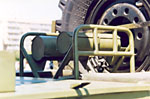 The 122-mm Multiple Rocket Launcher (MRL) "GRAD" on the Ural-375 6x6 truck chassis