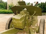 SOVIET 152mm HOWITZER D-1 MOD.1943 (Early variant, riverted trails)